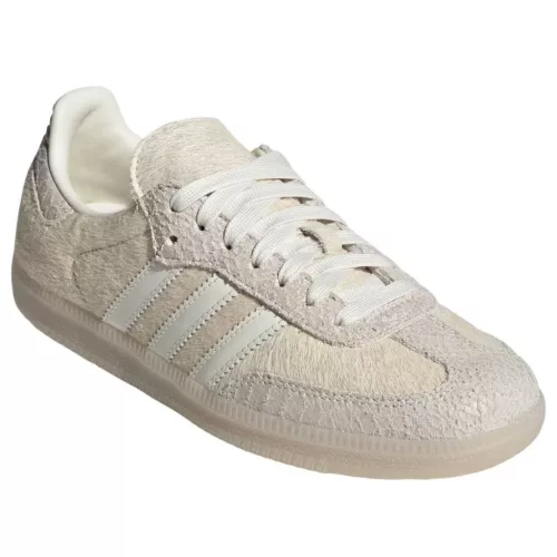 adidas Samba OG Off White Crystal Linen (Women's) női alacsony szárú utcai sneaker off white