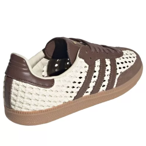 adidas Samba OG Cream White Earth Strata (Women's) női alacsony szárú utcai sneaker krém fehér barna