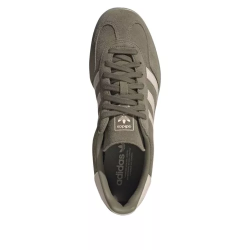 adidas Gazelle Indoor Olive Strata Wonder Quartz alacsony szárú sneaker – termékfotó, oldalnézet