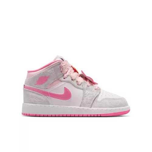 Jordan 1 Mid ALT SE Spring Flowers (GS) közepes szárú sneaker – termékfotó, oldalnézet