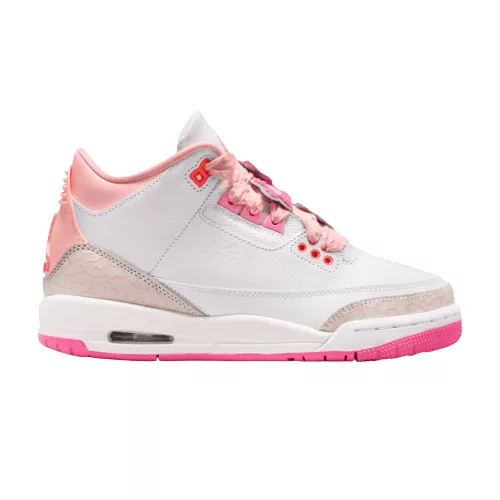 Jordan 3 Retro Spring Flowers (GS) alacsony szárú sneaker – termékfotó, oldalnézet