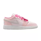 Air Jordan 1 Low SE Pink Bloom (GS) gyerek alacsony szárú utcai sneaker rózsaszín