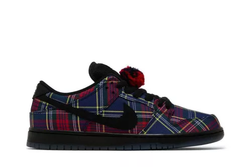 Nike SB Dunk Low Nardwuar férfi alacsony szárú utcai sneaker piros fekete sárga kék