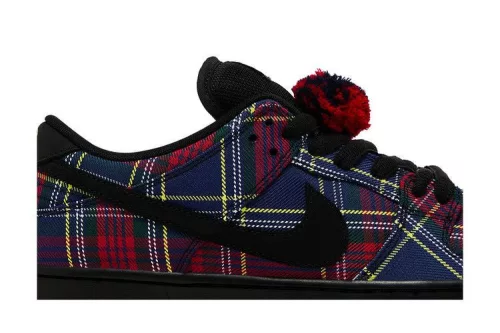 Nike SB Dunk Low Nardwuar férfi alacsony szárú utcai sneaker piros fekete sárga kék