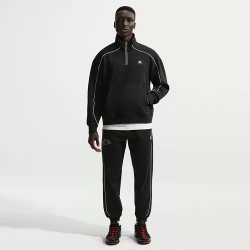 Nike Air Men's Fleece Quarter-Zip Top Black férfi pulóver fekete