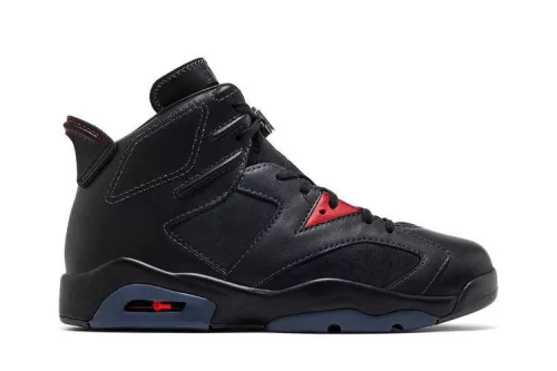 Jordan 6 Retro Bin23 férfi magas szárú kosárlabdacipő fekete