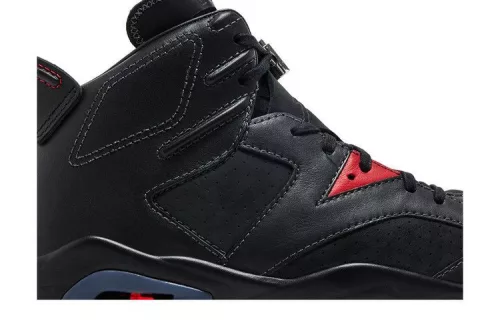 Jordan 6 Retro Bin23 férfi magas szárú kosárlabdacipő fekete