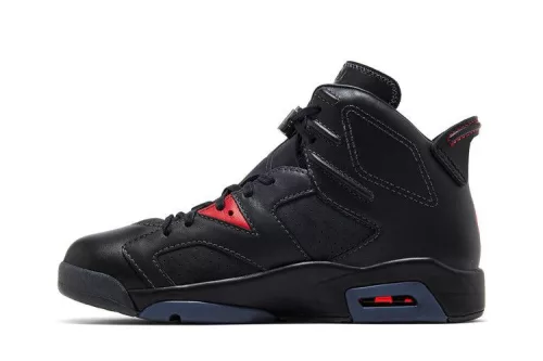 Jordan 6 Retro Bin23 férfi magas szárú kosárlabdacipő fekete