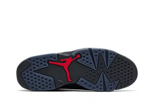 Jordan 6 Retro Bin23 férfi magas szárú kosárlabdacipő fekete