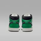 Air Jordan 1 Mid SE Lucky Green férfi közepes szárú utcai sneaker fehér zöld sárga fekete