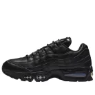Nike Air Max 95 QS Big Bubble Black Leather alacsony szárú sneaker – termékfotó, oldalnézet