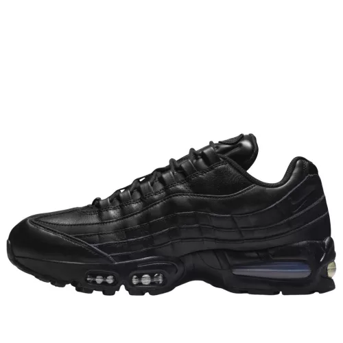 Nike Air Max 95 QS Big Bubble Black Leather alacsony szárú sneaker – termékfotó, oldalnézet