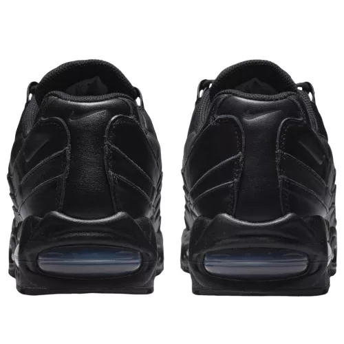 Nike Air Max 95 QS Big Bubble Black Leather alacsony szárú sneaker – termékfotó, oldalnézet