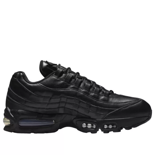 Nike Air Max 95 QS Big Bubble Black Leather alacsony szárú sneaker – termékfotó, oldalnézet