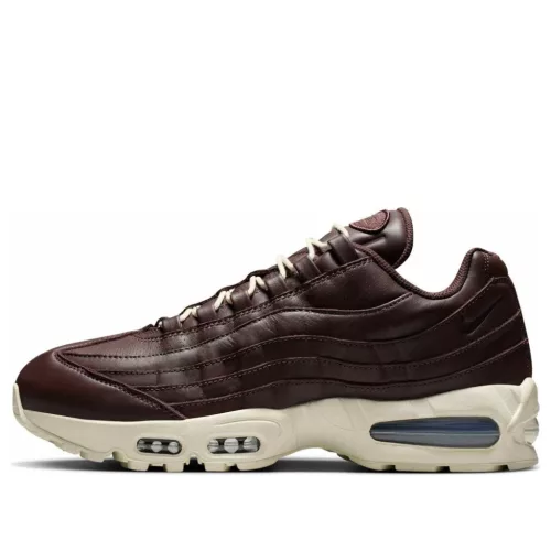 Nike Air Max 95 QS Big Bubble Baroque Brown Leather alacsony szárú sneaker – termékfotó, oldalnézet