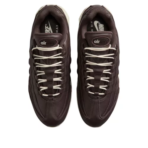 Nike Air Max 95 QS Big Bubble Baroque Brown Leather alacsony szárú sneaker – termékfotó, oldalnézet