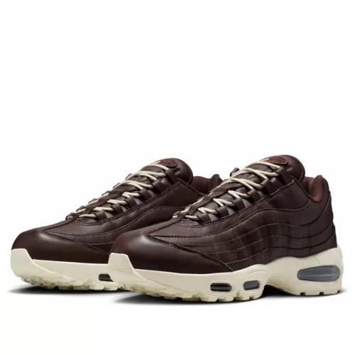 Nike Air Max 95 QS Big Bubble Baroque Brown Leather alacsony szárú sneaker – termékfotó, oldalnézet