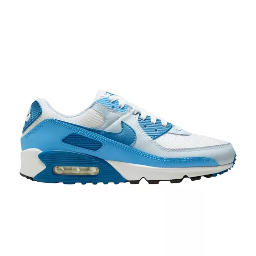 Nike Air Max 90 University Blue White (Women's) alacsony szárú sneaker – termékfotó, oldalnézet