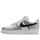 Nike Air Force 1 Low '07 LV8 Metallic Silver White Black alacsony szárú sneaker – termékfotó, oldalnézet