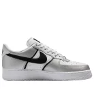 Nike Air Force 1 Low '07 LV8 Metallic Silver White Black alacsony szárú sneaker – termékfotó, oldalnézet