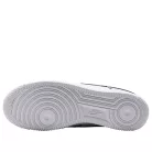 Nike Air Force 1 Low '07 LV8 Metallic Silver White Black alacsony szárú sneaker – termékfotó, oldalnézet