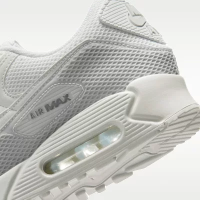 Nike Air Max 90 Premium Off White Grey Fog alacsony szárú sneaker – termékfotó, oldalnézet