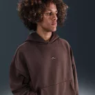 Nike Standard Issue Brushed Pullover Hoodie Baroque Brown uniszex pulóver barna