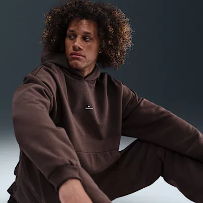 Nike Standard Issue Brushed Pullover Hoodie Baroque Brown uniszex pulóver barna