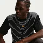 Nike Sportswear Tuned Air Men's Football Shirt Black/Black – termékfotó, oldalnézet