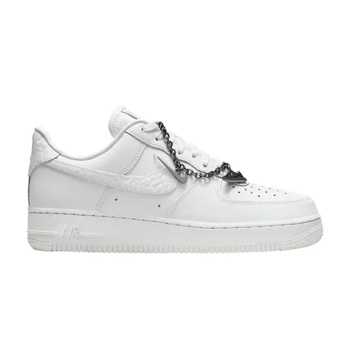 Nike Air Force 1 '07 Low Summit White Mini Charm (Women's) alacsony szárú sneaker – termékfotó, oldalnézet