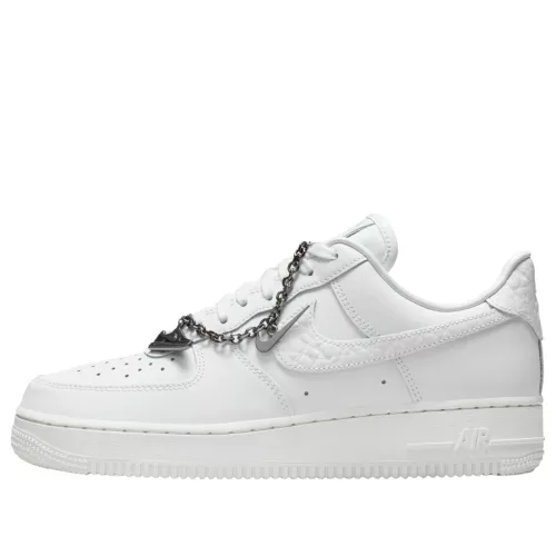 Nike Air Force 1 '07 Low Summit White Mini Charm (Women's) alacsony szárú sneaker – termékfotó, oldalnézet