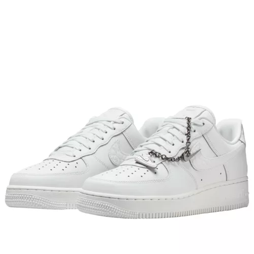 Nike Air Force 1 '07 Low Summit White Mini Charm (Women's) alacsony szárú sneaker – termékfotó, oldalnézet