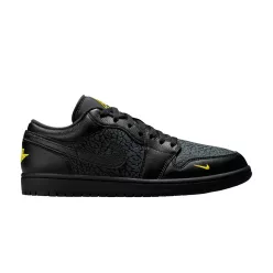 Jordan 1 Low Black Elephant Print alacsony szárú sneaker – termékfotó, oldalnézet