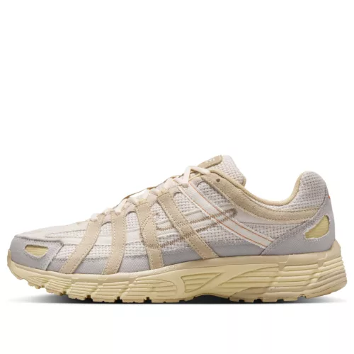 Nike P-6000 College Grey Khaki Safety Orange alacsony szárú sneaker – termékfotó, oldalnézet