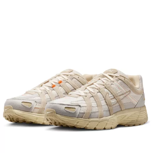 Nike P-6000 College Grey Khaki Safety Orange alacsony szárú sneaker – termékfotó, oldalnézet