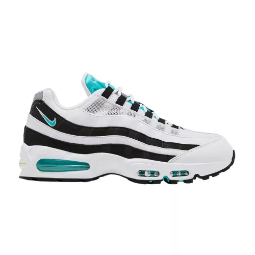 Nike Air Max 95 OG 'Black Border' 2025 férfi alacsony szárú utcai sneaker fehér fekete ezüst zöld