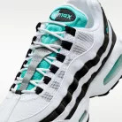 Nike Air Max 95 OG 'Black Border' 2025 férfi alacsony szárú utcai sneaker fehér fekete ezüst zöld