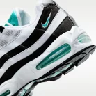 Nike Air Max 95 OG 'Black Border' 2025 férfi alacsony szárú utcai sneaker fehér fekete ezüst zöld
