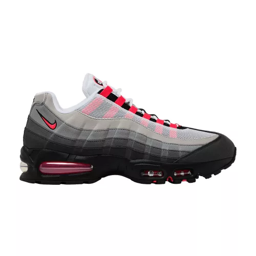 Nike Air Max 95 OG Big Bubble Solar Red 2.0 férfi alacsony szárú utcai sneaker fekete