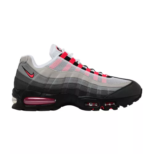 Nike Air Max 95 OG Big Bubble Solar Red 2.0 férfi alacsony szárú utcai sneaker fekete