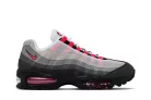 Nike Air Max 95 OG Big Bubble Solar Red 2.0 férfi alacsony szárú utcai sneaker fekete