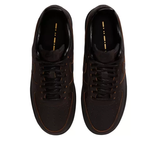 Nike Air Force 1 Low '07 PRM Morse Code Velvet Brown Black alacsony szárú sneaker – termékfotó, oldalnézet