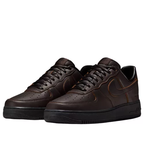 Nike Air Force 1 Low '07 PRM Morse Code Velvet Brown Black alacsony szárú sneaker – termékfotó, oldalnézet