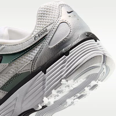 Nike P-6000 Dark Smoke Grey White (Women's) alacsony szárú sneaker – termékfotó, oldalnézet