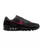 Nike Air Max 90 Black Tough Red férfi alacsony szárú utcai sneaker fekete piros