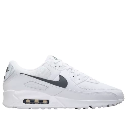 Nike Air Max 90 White Smoke Grey alacsony szárú sneaker – termékfotó, oldalnézet