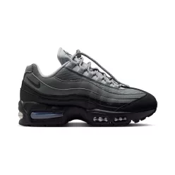 Nike Air Max 95 SE Black Light Smoke Grey alacsony szárú sneaker – termékfotó, oldalnézet