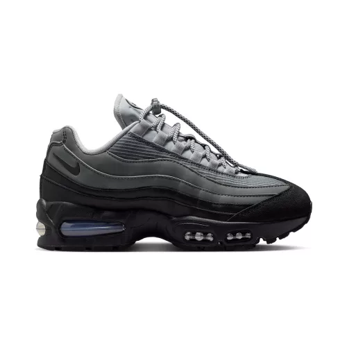 Nike Air Max 95 SE Black Light Smoke Grey alacsony szárú sneaker – termékfotó, oldalnézet