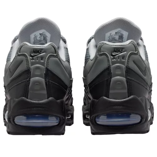 Nike Air Max 95 SE Black Light Smoke Grey alacsony szárú sneaker – termékfotó, oldalnézet