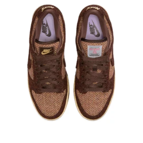 Nike Dunk Low Harris Tweed Sesame (Women's) alacsony szárú sneaker – termékfotó, oldalnézet